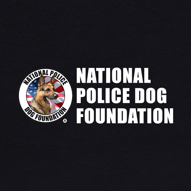 Logo on Dark Colors by National Police Dog Foundation